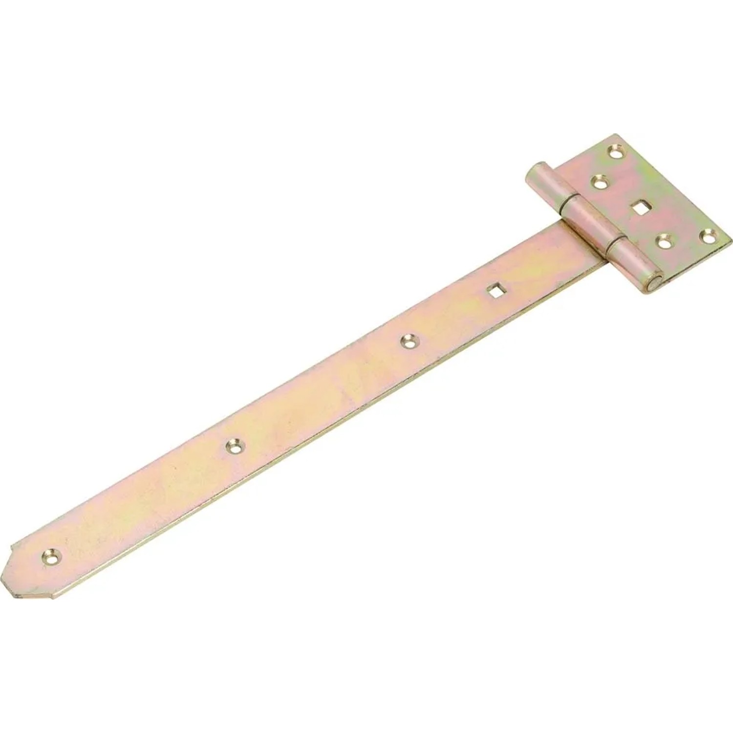 Zawias bramkowy ciężki 400 mm x 40 mm x 4 mm ocynkowany na żółto