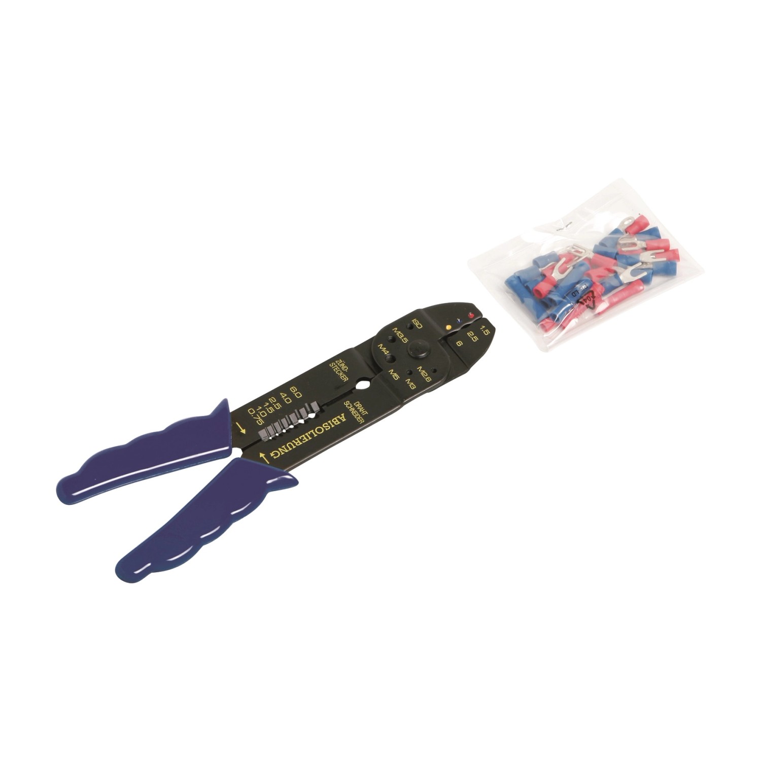 LUX zaciskarka z kompletem końcówek