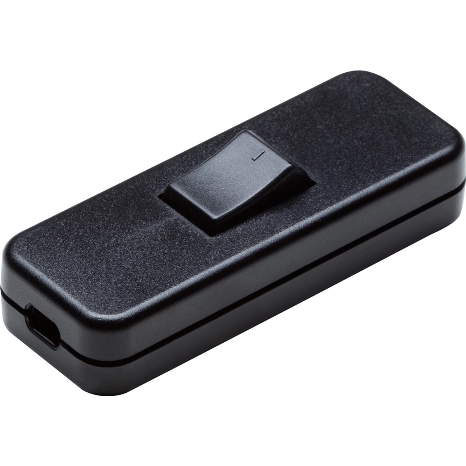 LUX Wyłącznik przelotowy czarny 10A