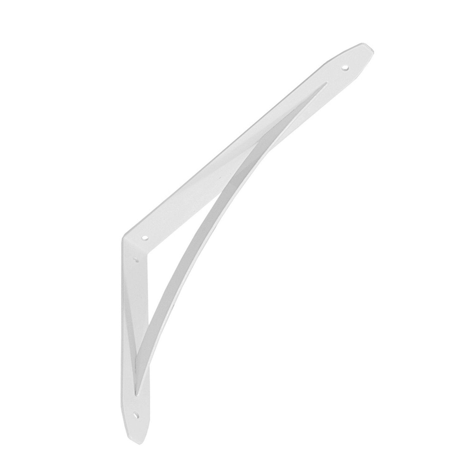 Domax Konsola stalowa łukowa 175 biała 175x125mm