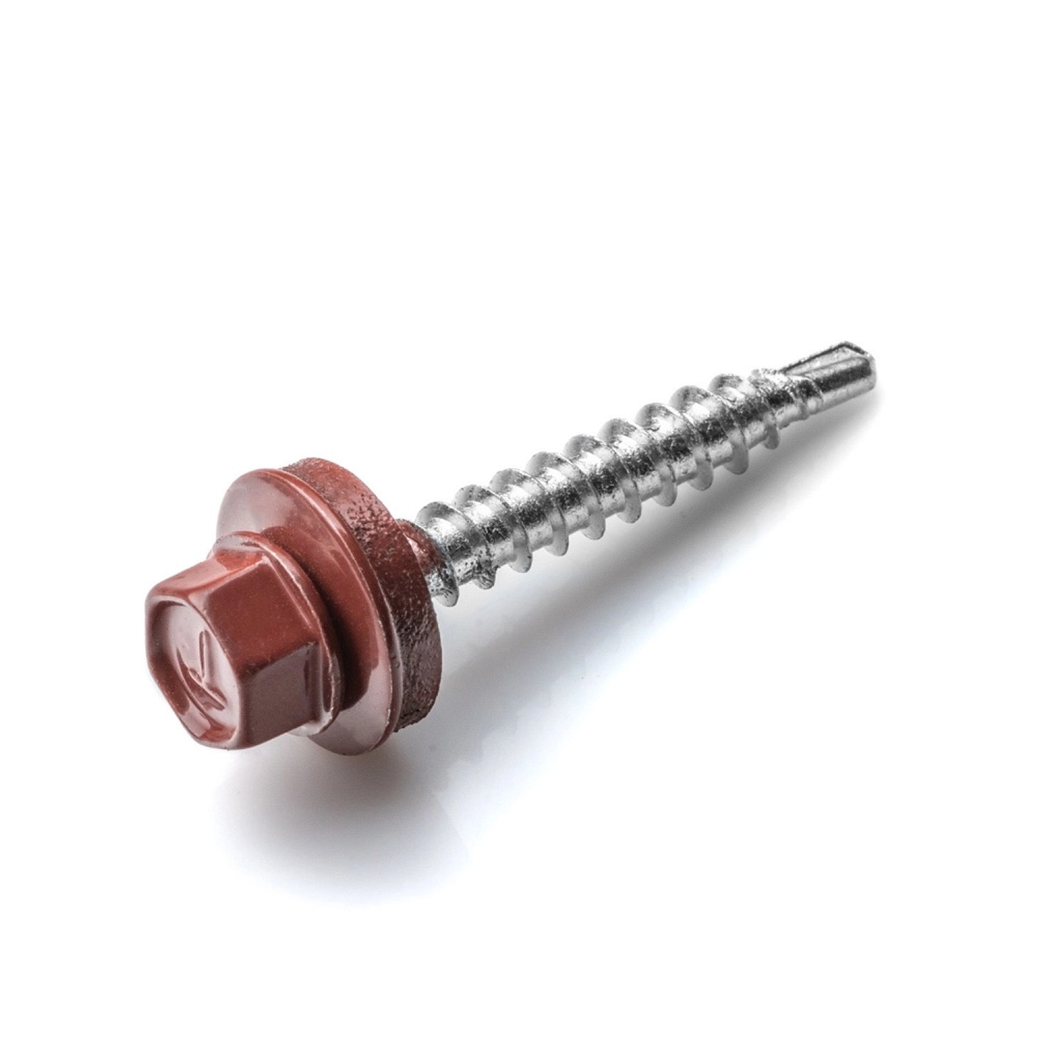 Rawlplug Wkręt samowiercący RAL3009 4,8 x 35 mm 150 szt.