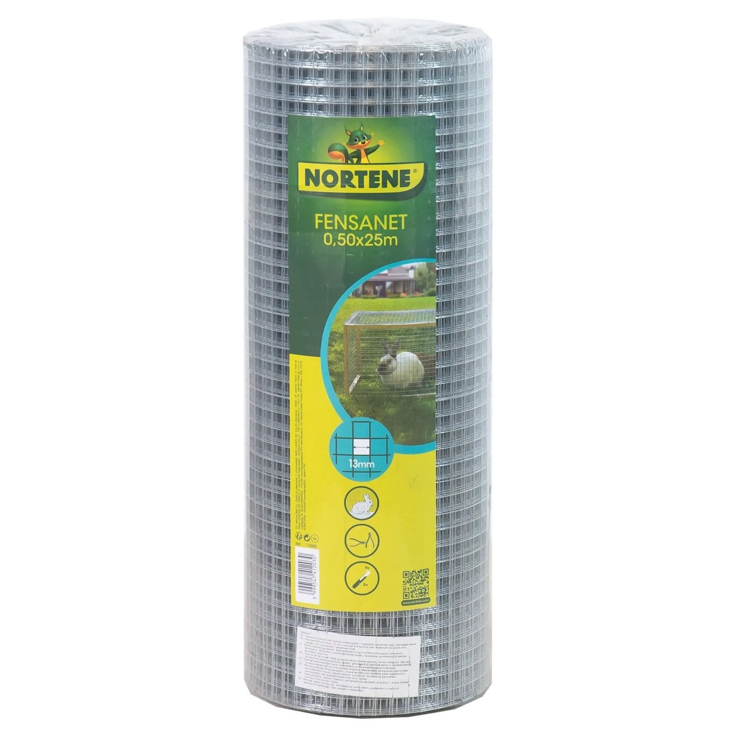 Siatka metalowa zgrzewana galwanizowana - 0,5x25 m