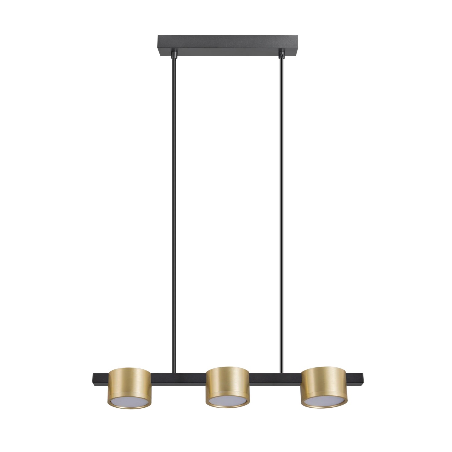 Goldlux Lampa wisząca Mirella 3x6W GX53 złoto-czarna