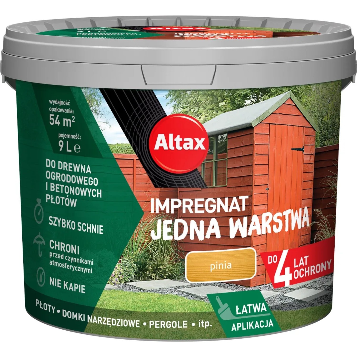 Altax Impregnat jedna warstwa pinia - 9L