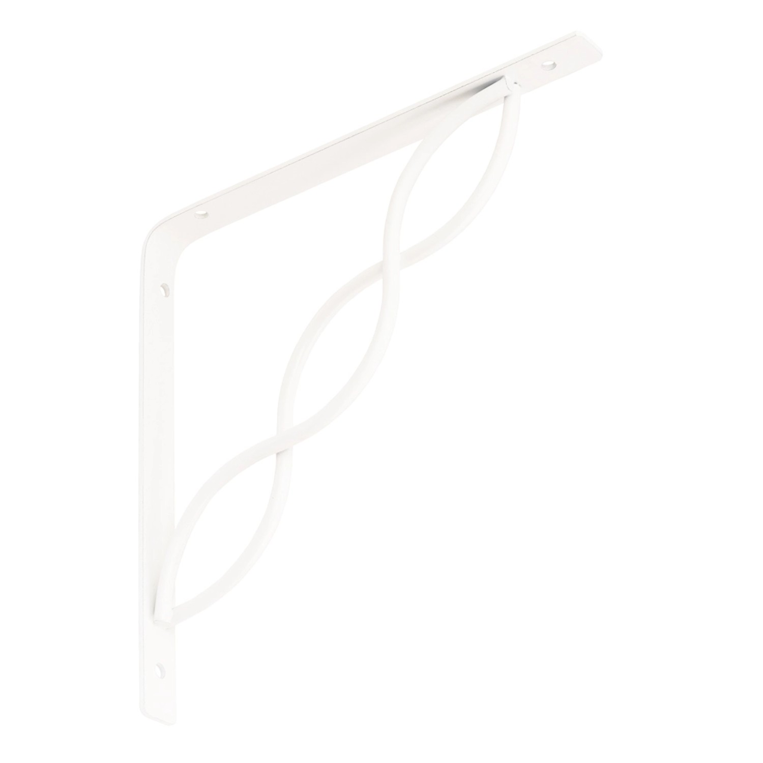 Domax Konsola z prętem przeplatana 200 mm x 200 mm biała