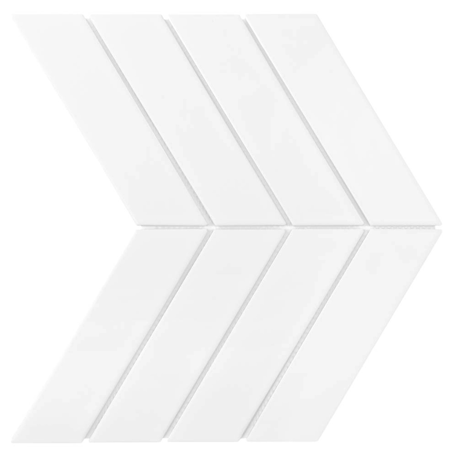 Kształtka Chevron White 22,4 x 31,8 cm