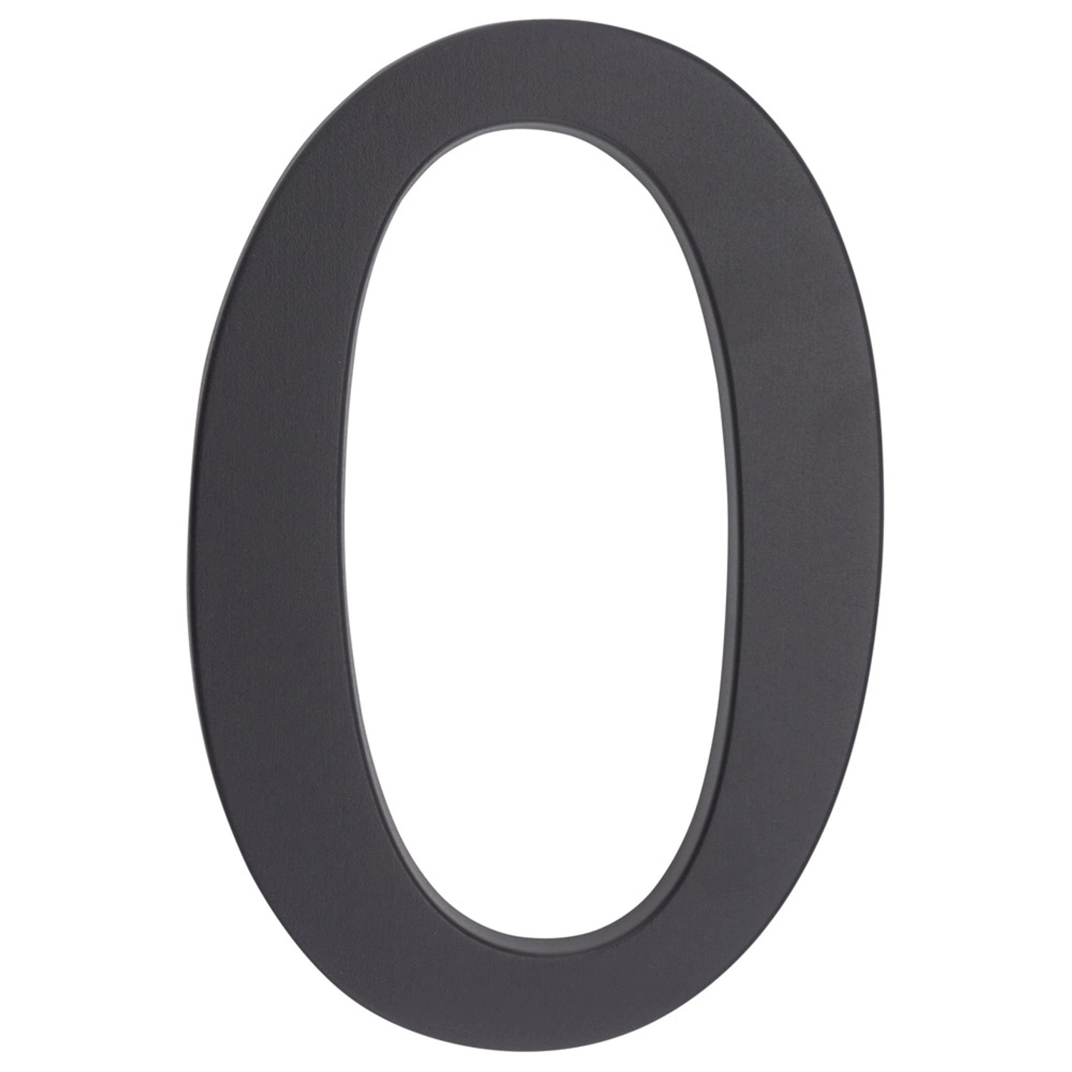 Metro Cyfra 0 aluminiowa grafitowa wys. 19cm