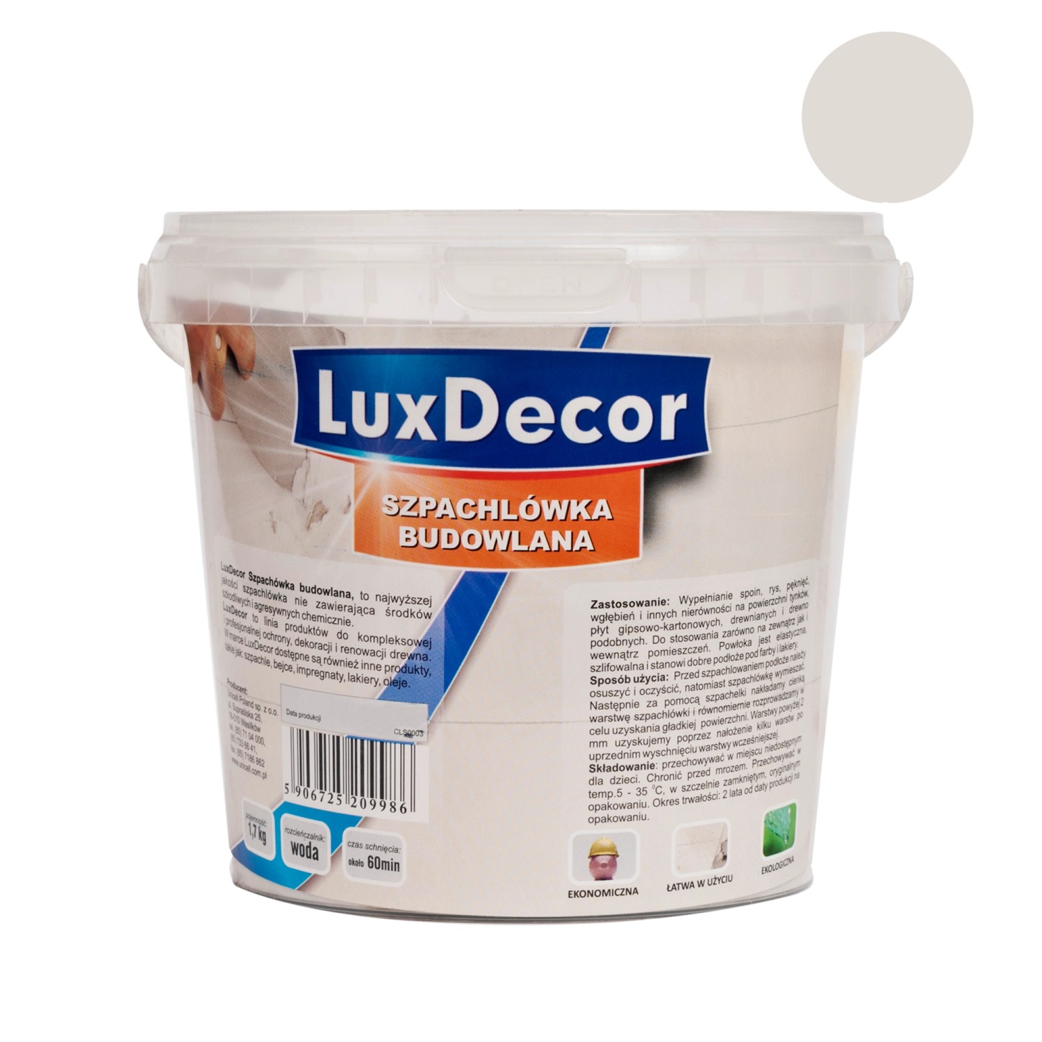 LuxDecor Szpachla budowlana 1,7 kg