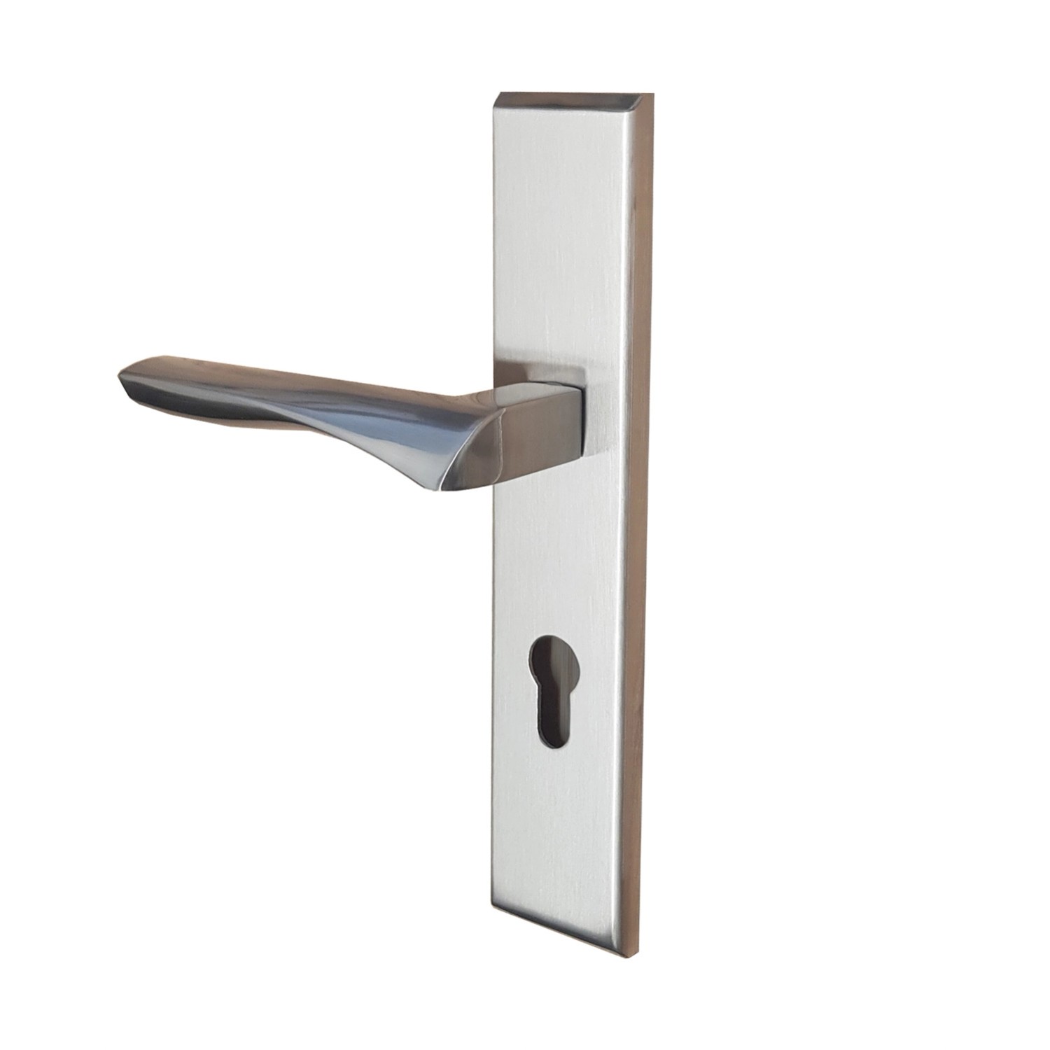 Domino Klamka zewnętrzna Bono wkładka nikiel lewa