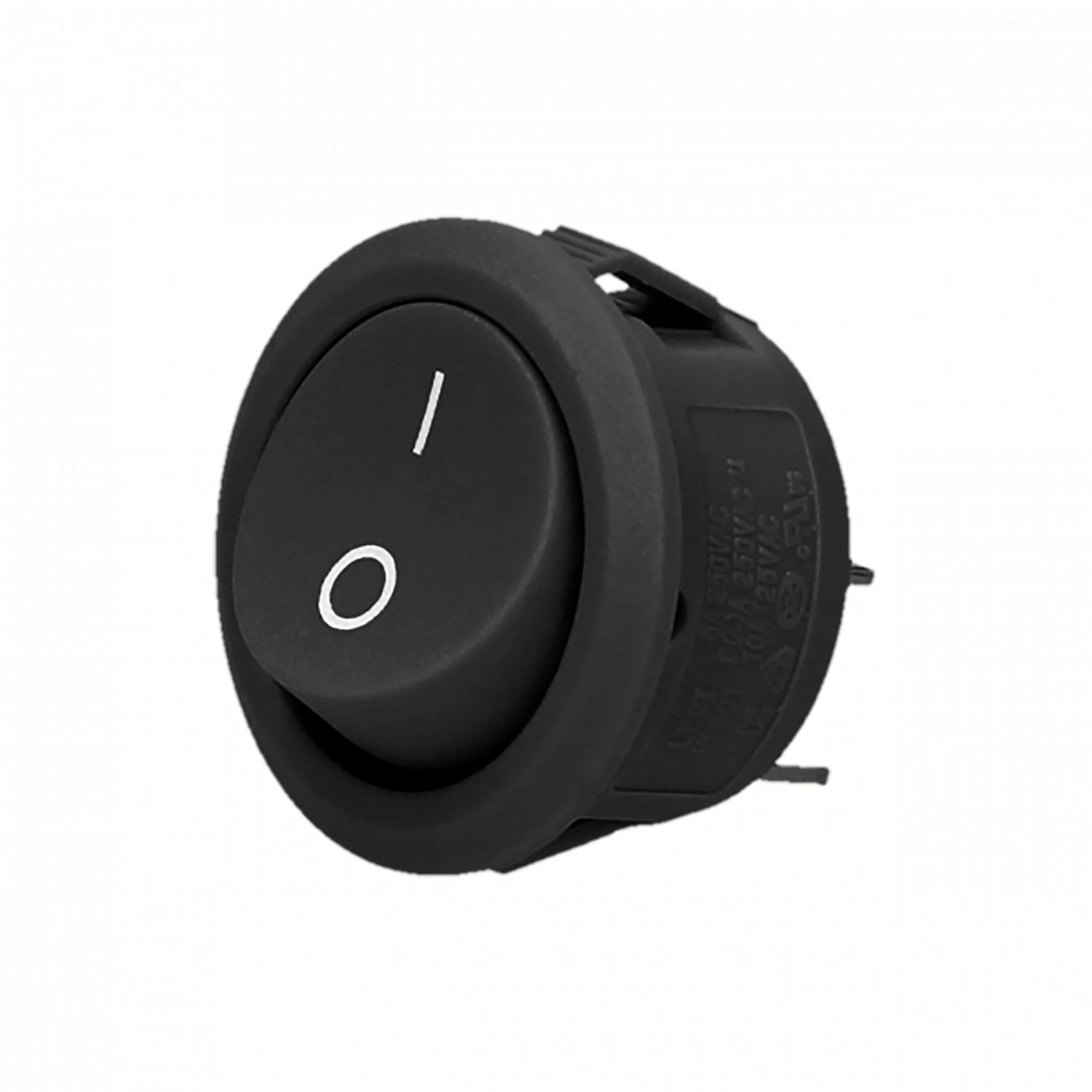 Orno Łącznik kołyskowy okrągły czarny