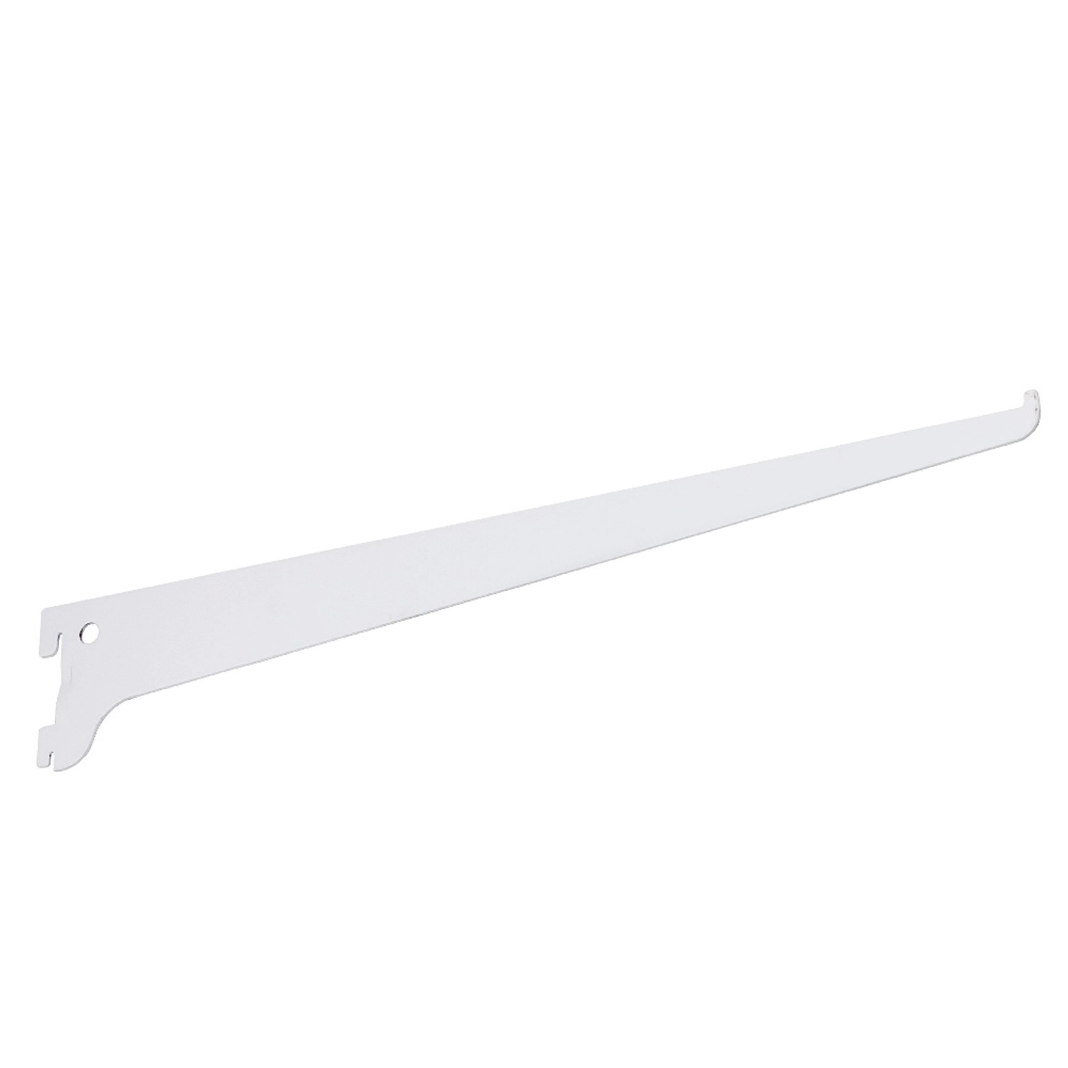 Domax Wspornik pojedynczy biały 400 mm