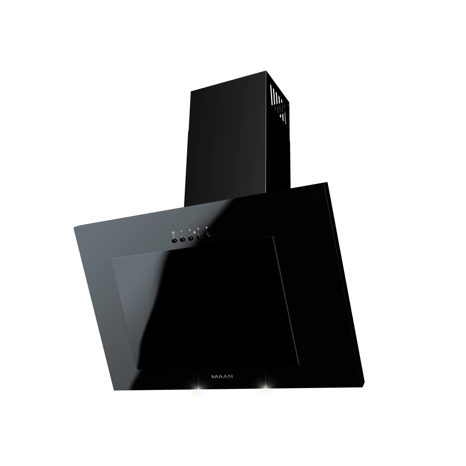 Okap kominowy Vertical LED+ czarny 60 cm