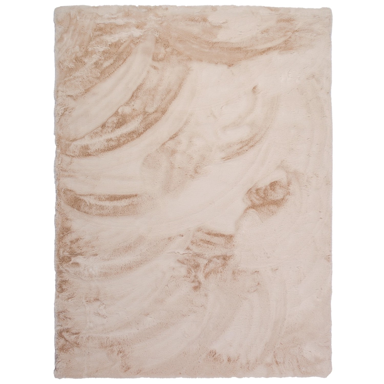 Indavo Dywan RABBIT-FUR 60 x 100 cm jasny beż