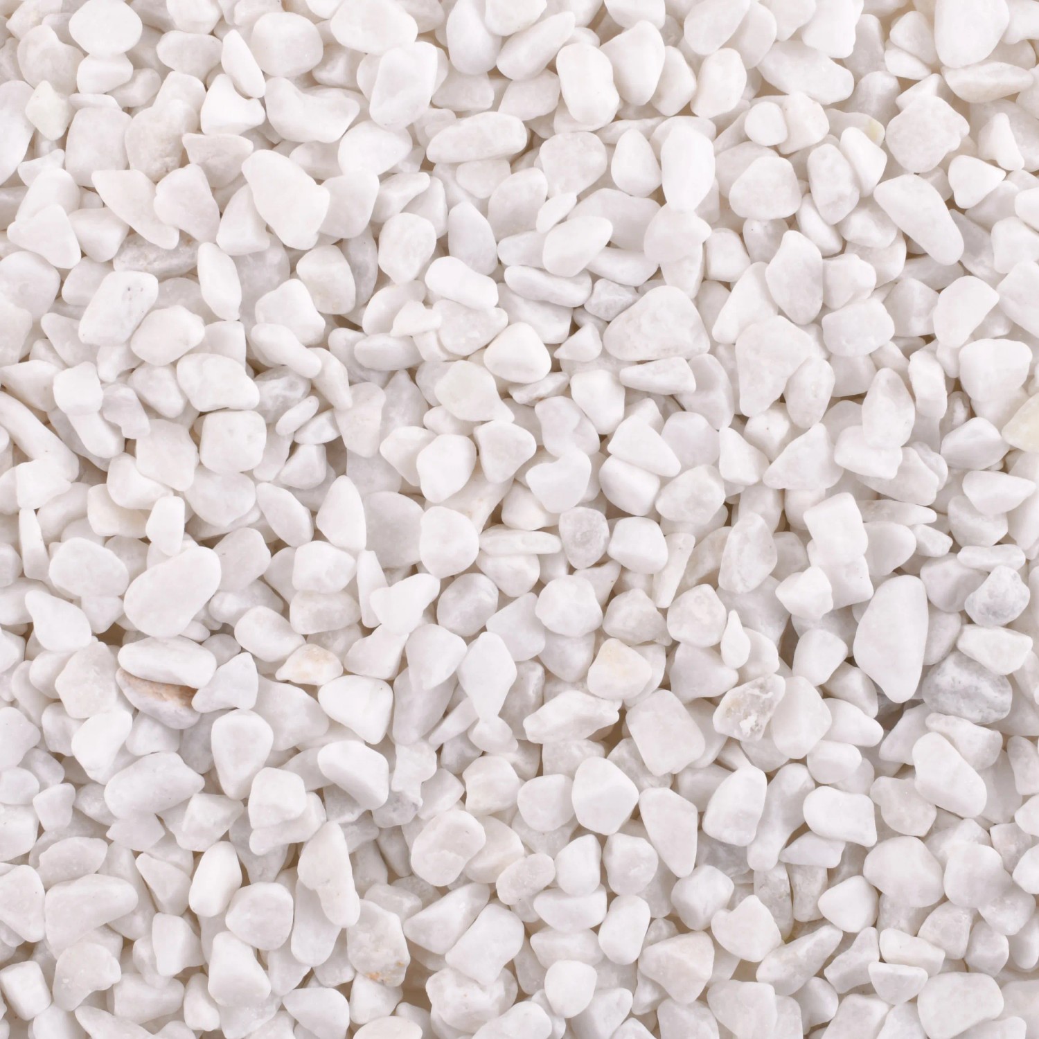 Kamienie dekoracyjne naturalne białe 4-6 mm - 900 g