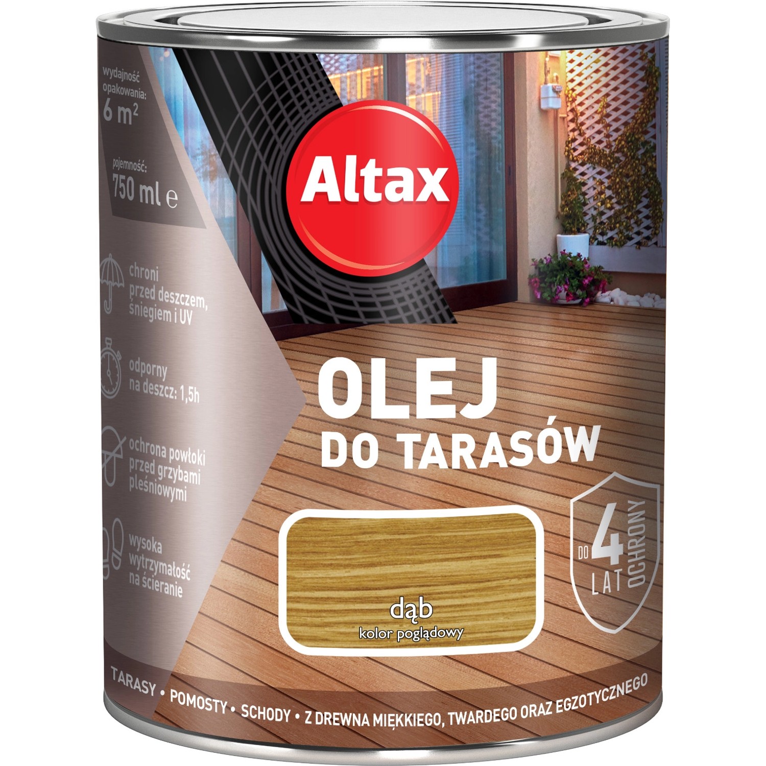 Altax Olej do tarasów dąb 0,75L