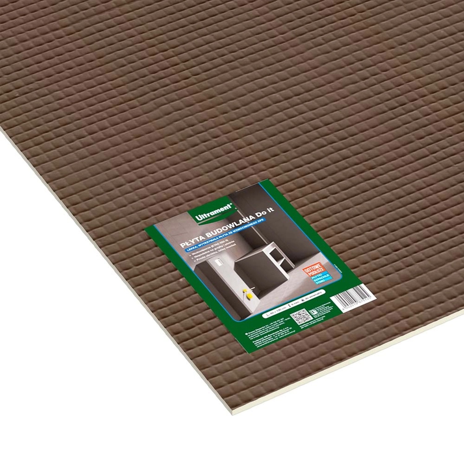 Ultrament Płyta budowlana 1200 mm x 600 mm x 6 mm