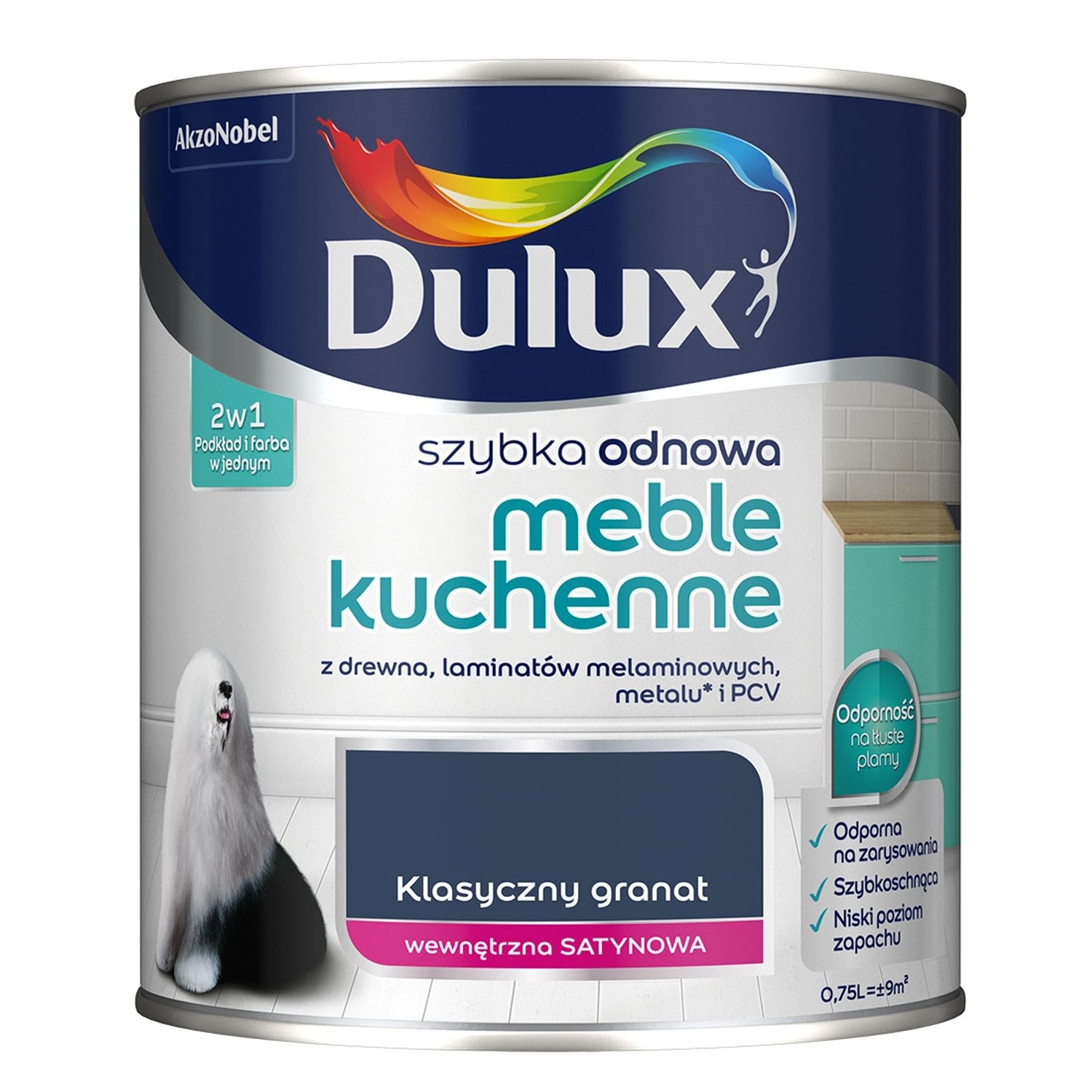 Dulux Szybka Odnowa Meble kuchenne klasyczny granat 750 ml