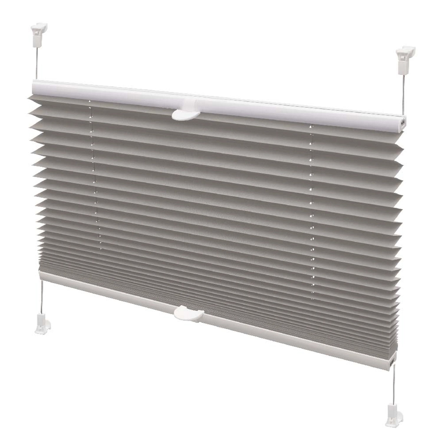 Roleta plisowana VERONA szara 105 cm x 150 cm