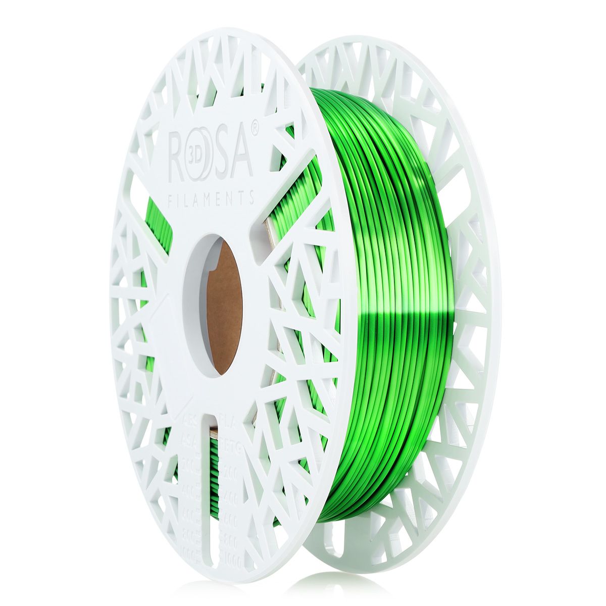 FILAMENT 3D PLA-Silk Green 1,75mm 0,5kg