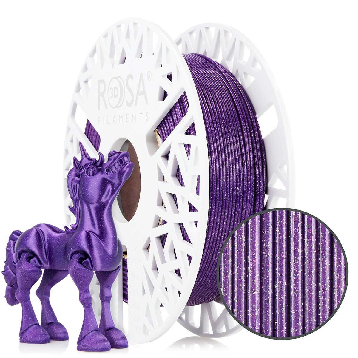 Filament 3D PLA Galaxy Violet