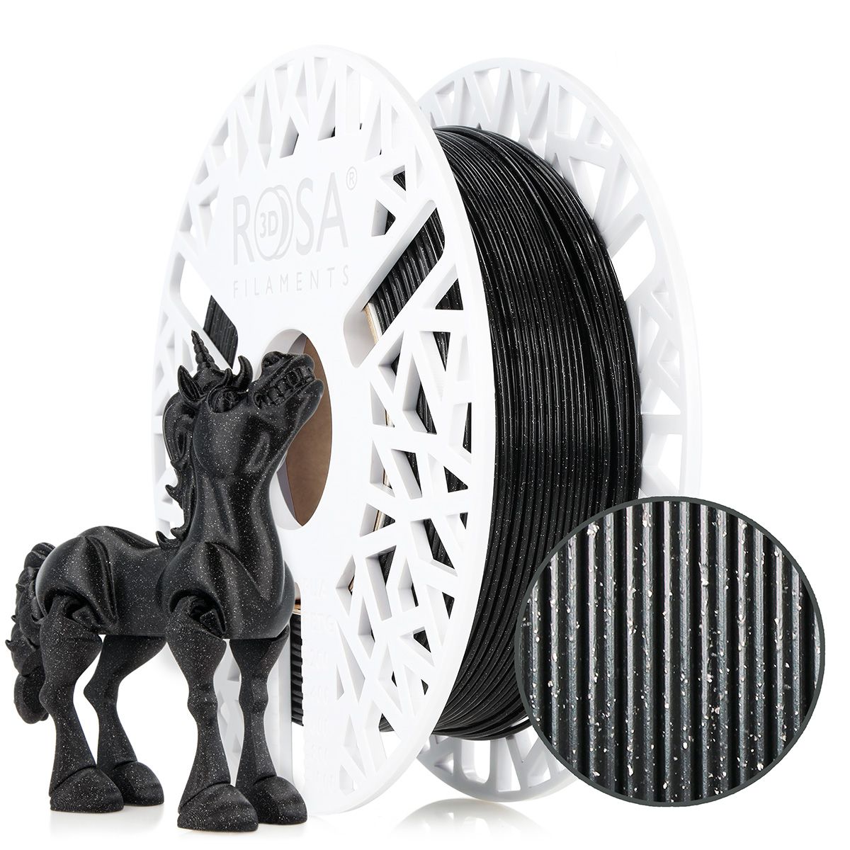 Filament 3D PLA Galaxy Black