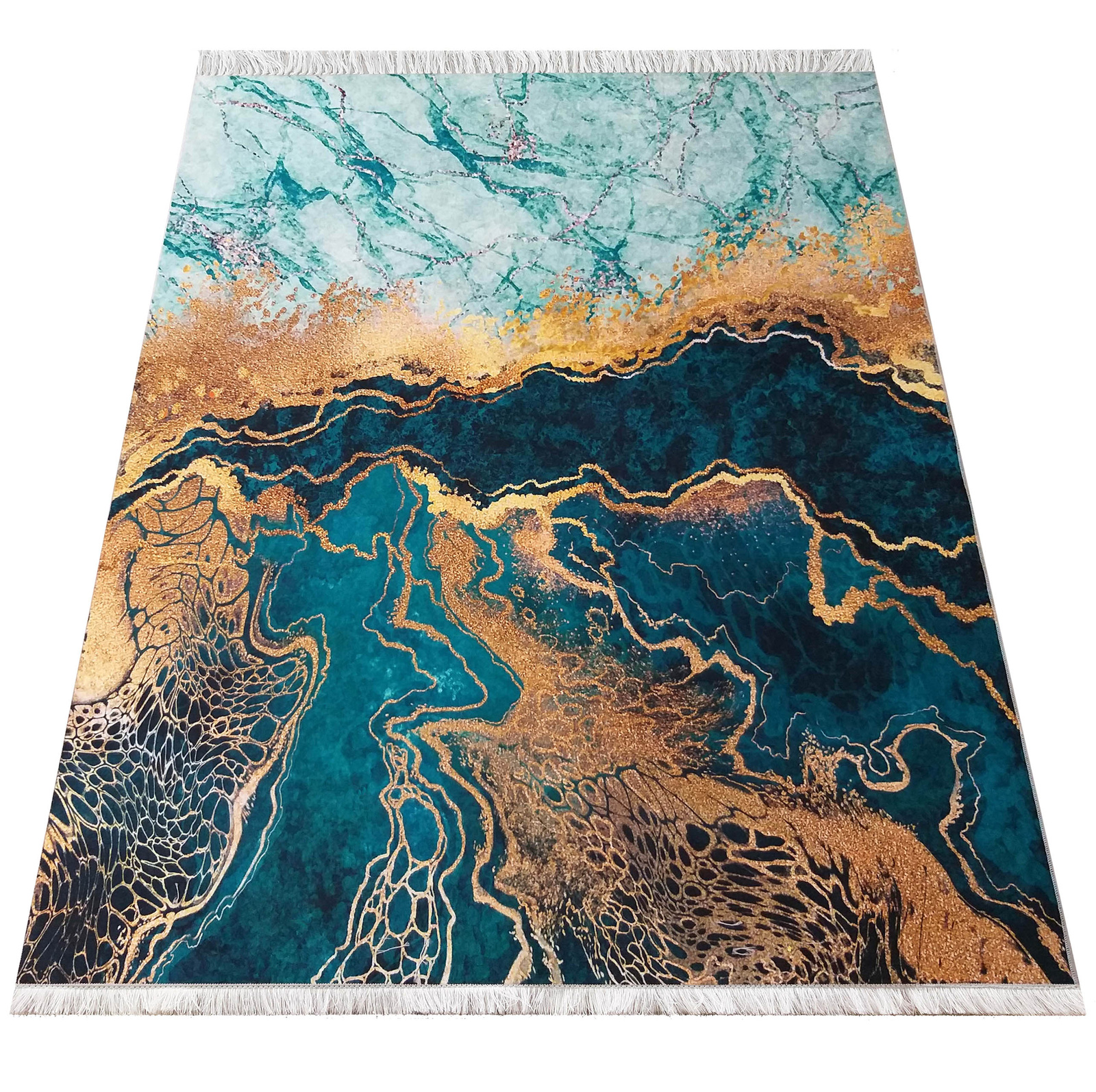 Dywan antypoślizgowy Heos New 111 - zielony