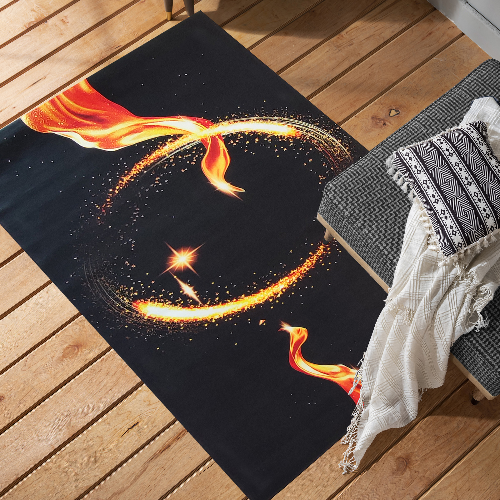 Dywan antypoślizgowy nowoczesny Gold 15 N