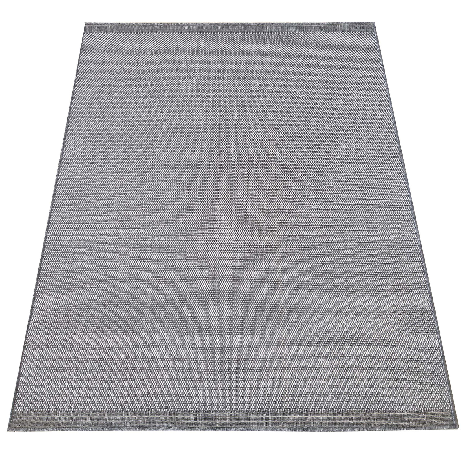 Nowoczesny dywan sznurkowy OUTDOOR dwustronny MODERN 14 Szary