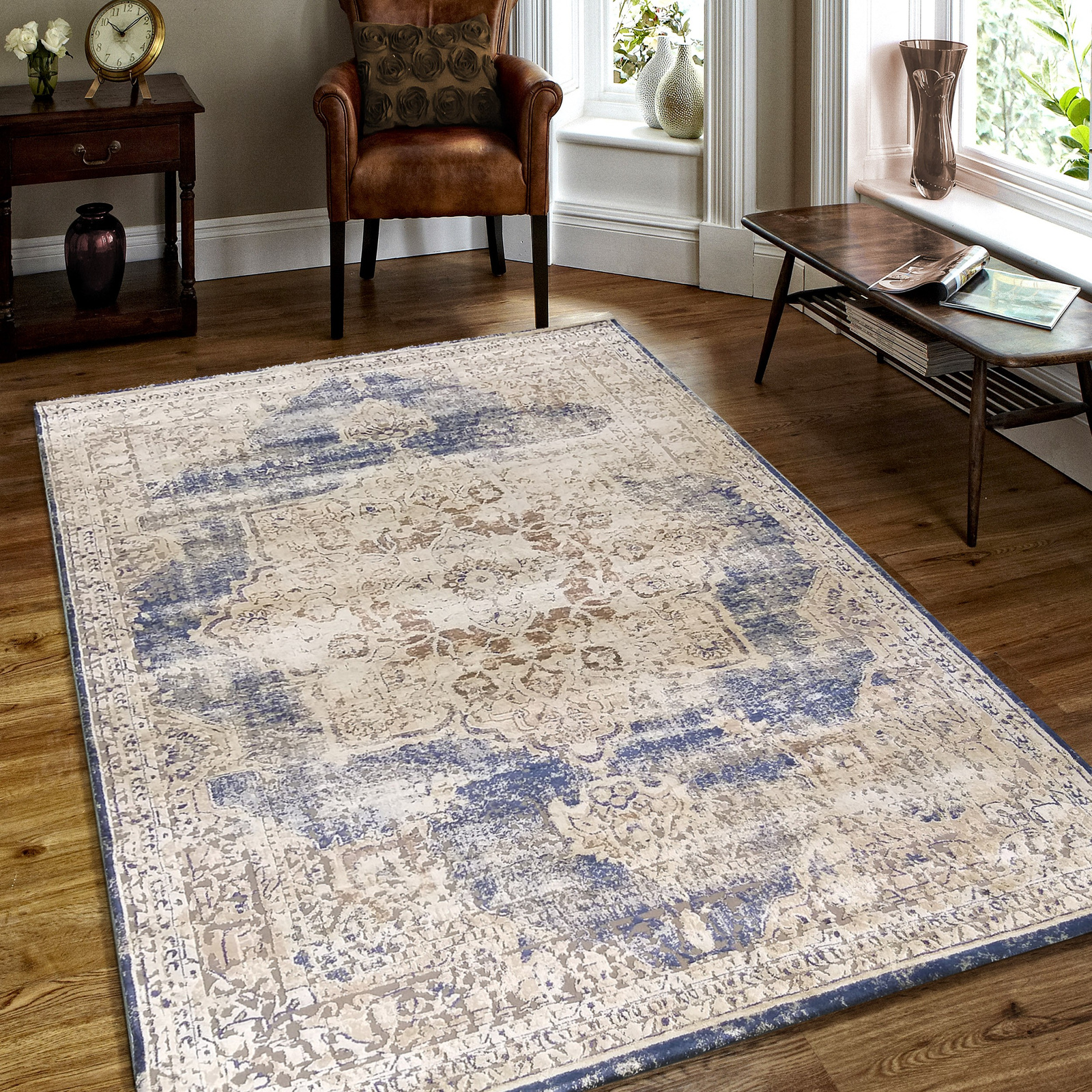 Dywan nowoczesny Rustic Texture Shrink 10- BAM- Wielokolorowy