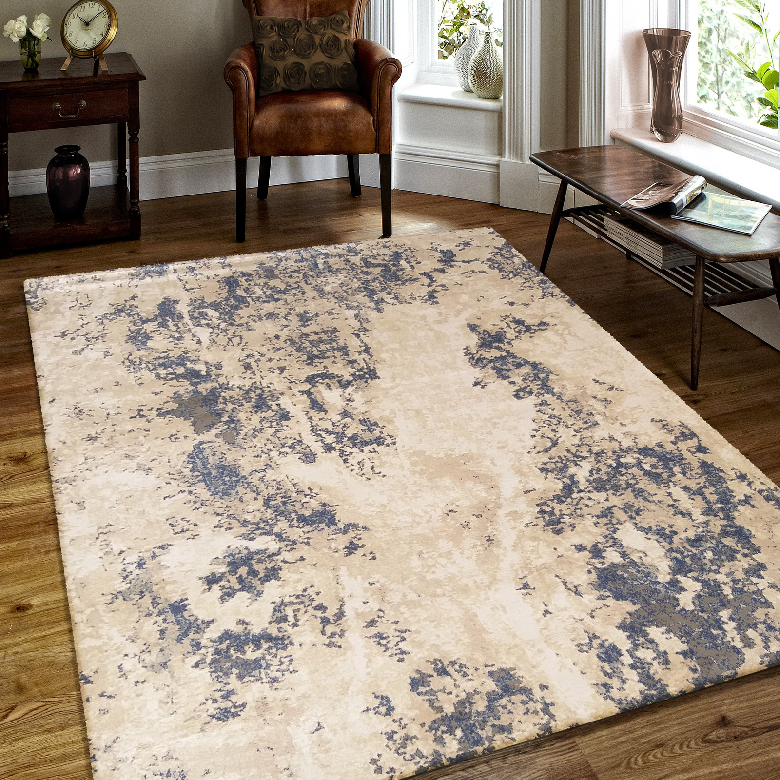 Dywan nowoczesny Rustic Texture Shrink 54- ABM- Wielokolorowy