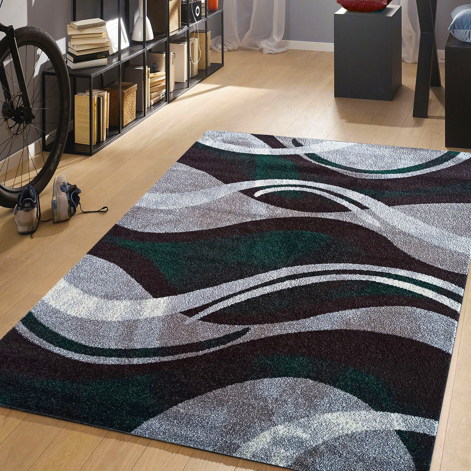 Dywan nowoczesny KOLORADO 01 szaro- zielony