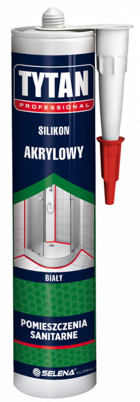 TYTAN SILIKON AKRYLOWY BIAŁY 280ML