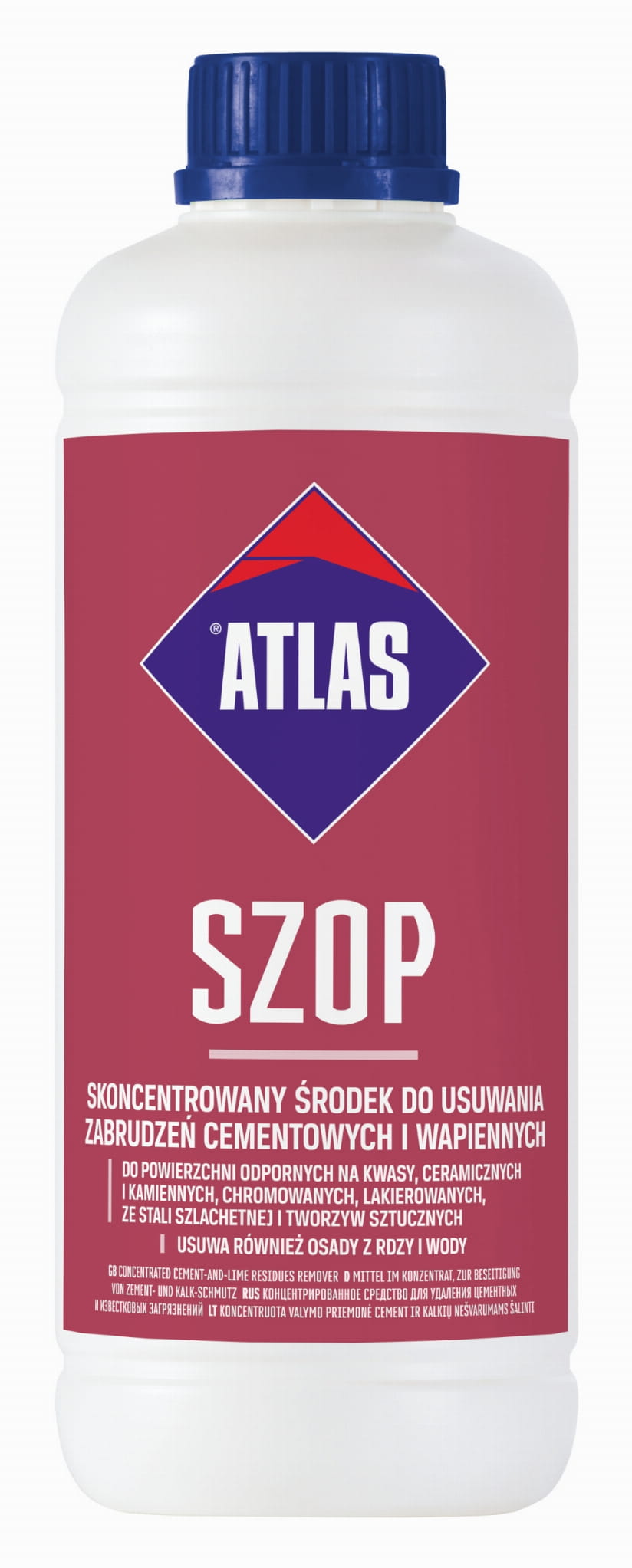 ATLAS ŚRODEK DO USUWANIA CEMENTU SZOP 1L