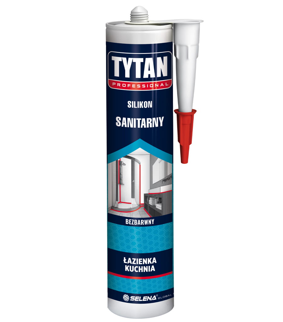 TYTAN SILIKON SANITARNY BIAŁY 280ml