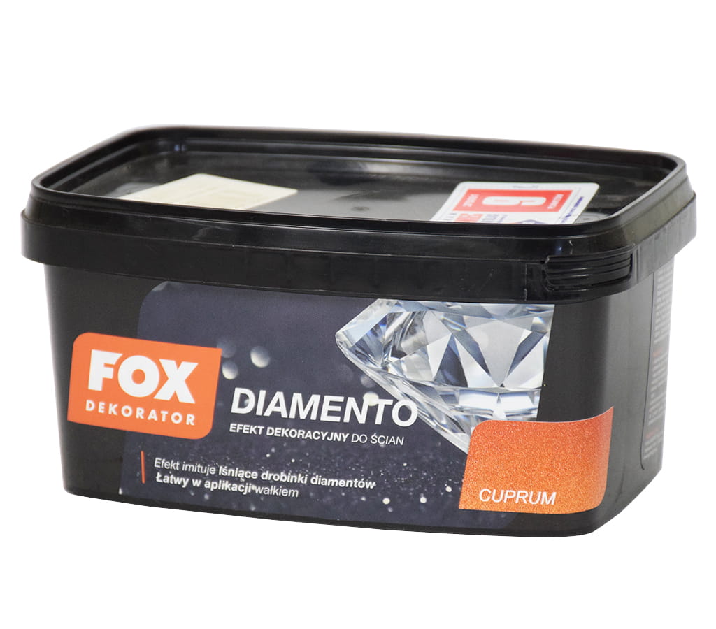 ATLAS FOX FARBA DEKORACYJNA DIAMENTO CUPRUM 1L