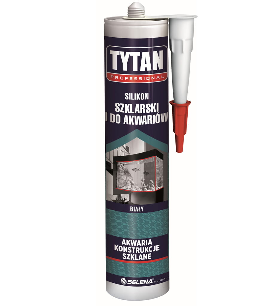 TYTAN SILIKON SZKLARSKI DO AKWARIUM 280 ML BIAŁY
