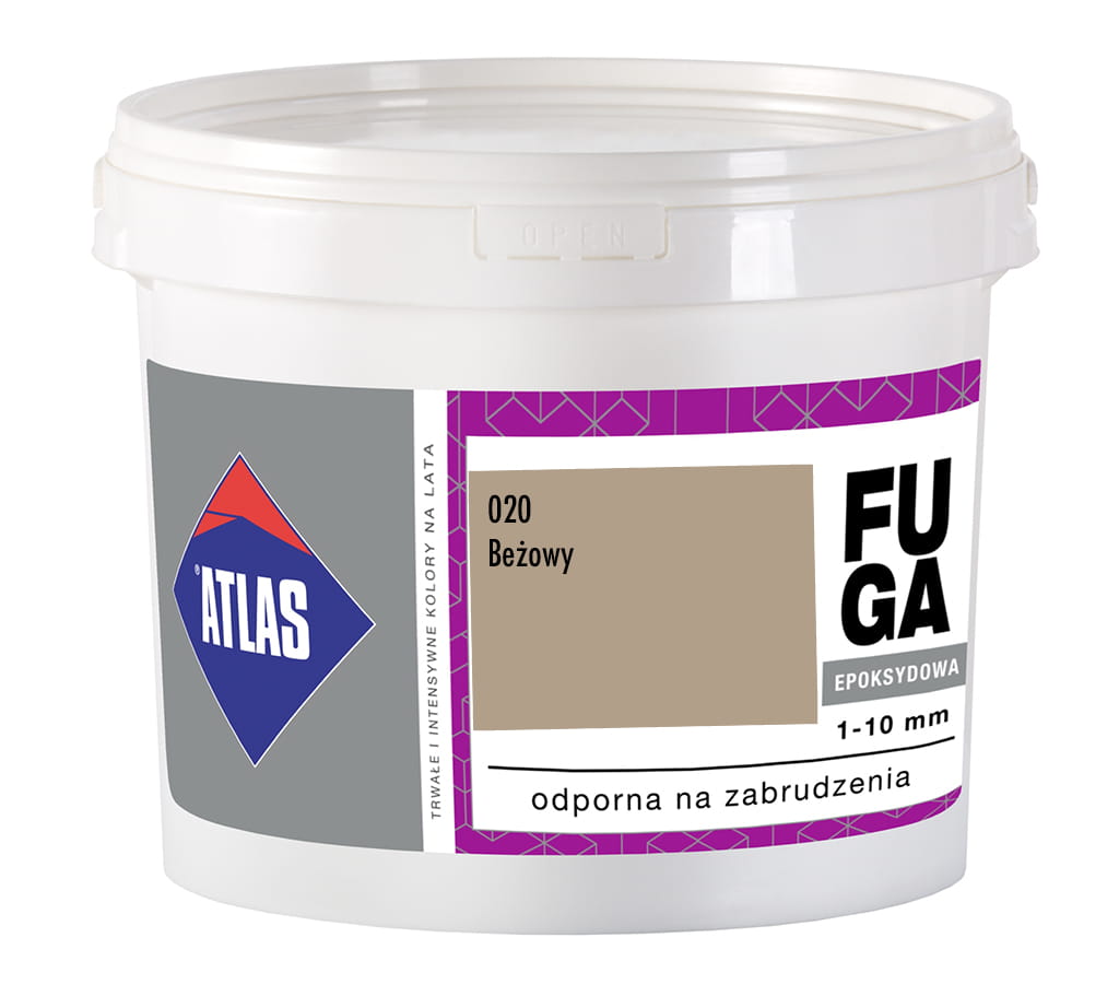 ATLAS FUGA EPOKSYDOWA 1-10MM BEŻOWA 020 5KG ZAPRAWA DO SPOINOWANIA