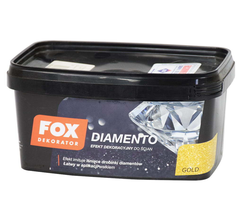 ATLAS FOX FARBA DEKORACYJNA DIAMENTO GOLD 1L