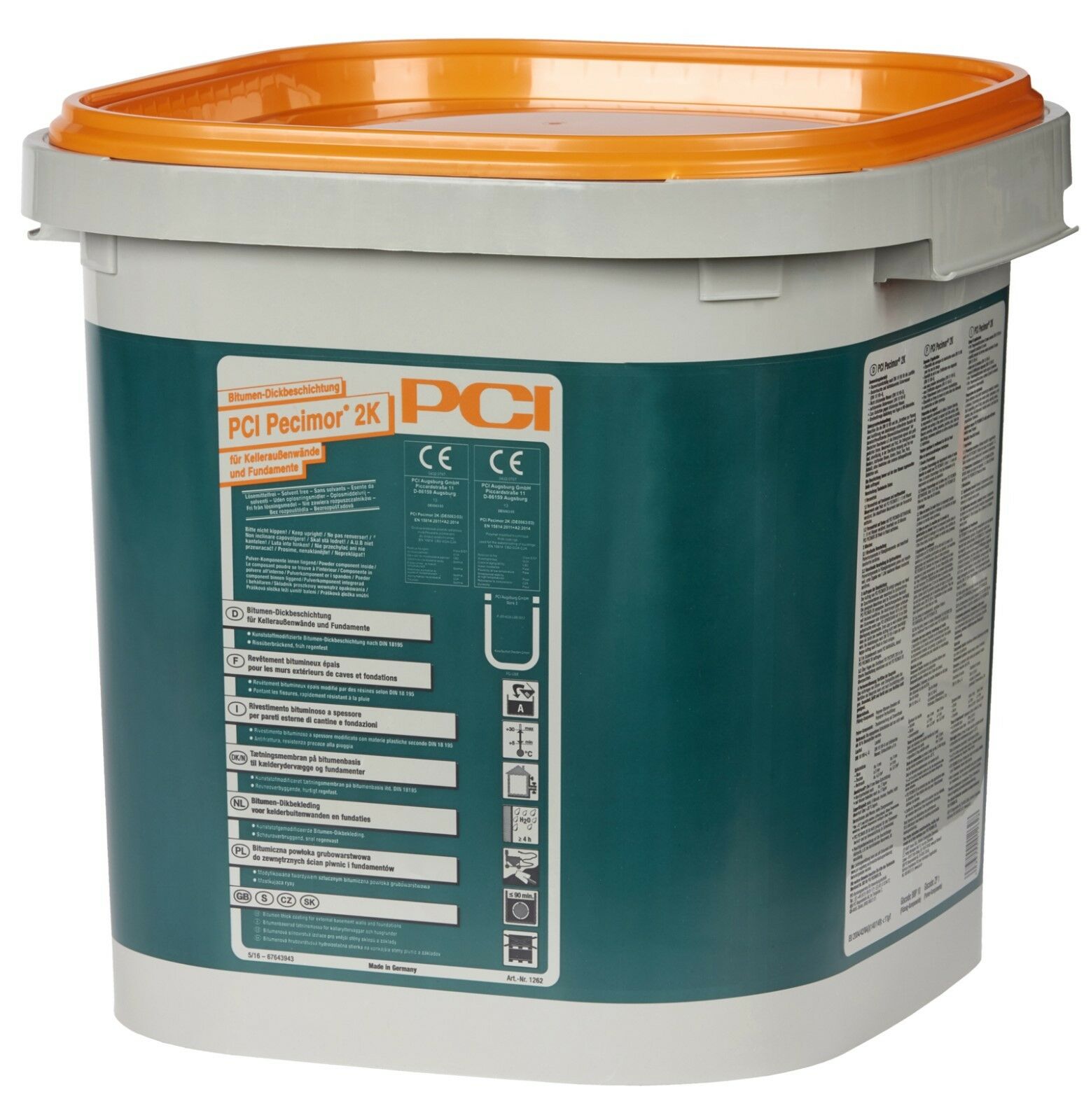 BASF PCI PECIMOR 2K HYDROIZOLACJA MAS BITUMICZNA GRUBOWARSTWOWA 30L