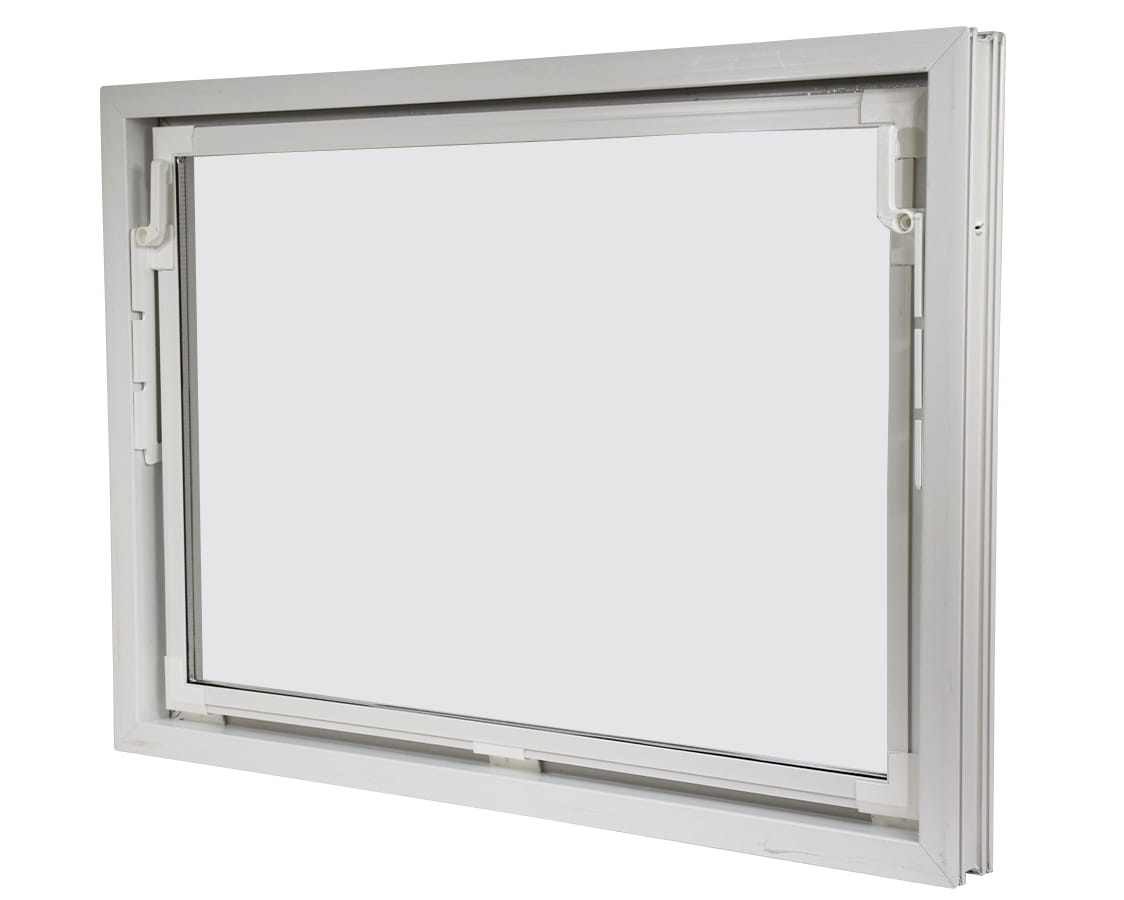 ACO OKNO GOSPODARCZE UCHYLNE KIPP 2000 80X60 BIAŁE - SZYBA IZOLOWANA - PVC