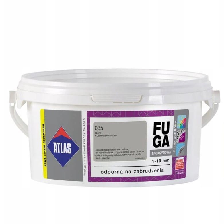 ATLAS FUGA EPOKSYDOWA 1-10MM SZARA 035 2KG ZAPRAWA DO SPOINOWANIA