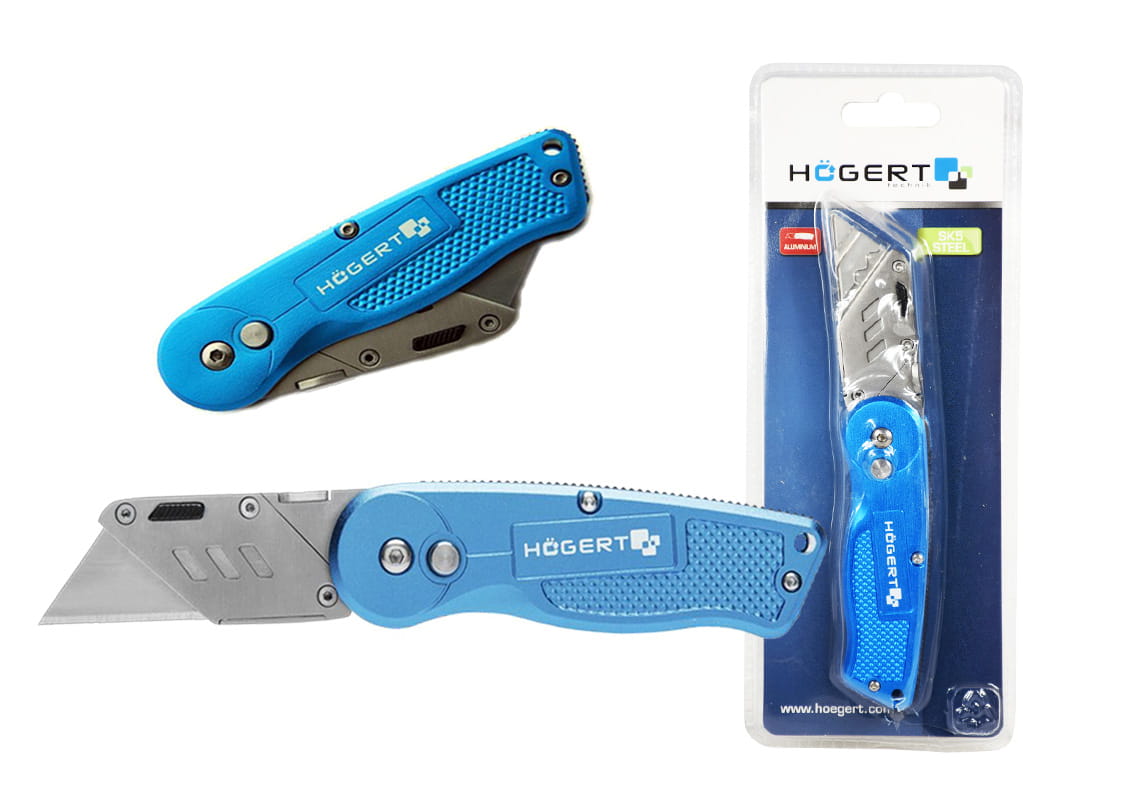 HOGERT NÓZ Z OSTRZEM TRAPEZOWYM