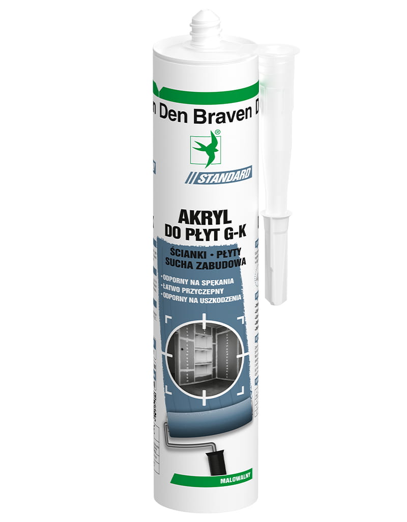 DEN BRAVEN KIT USZCZELNIAJĄCY AKRYL DO G-K 300ML