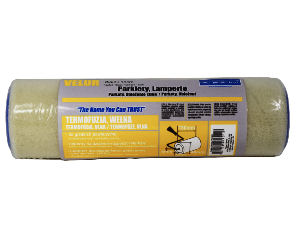 BLUE DOLPHIN VELUR 18CM WAŁEK DO SIKAFLOOR 400N