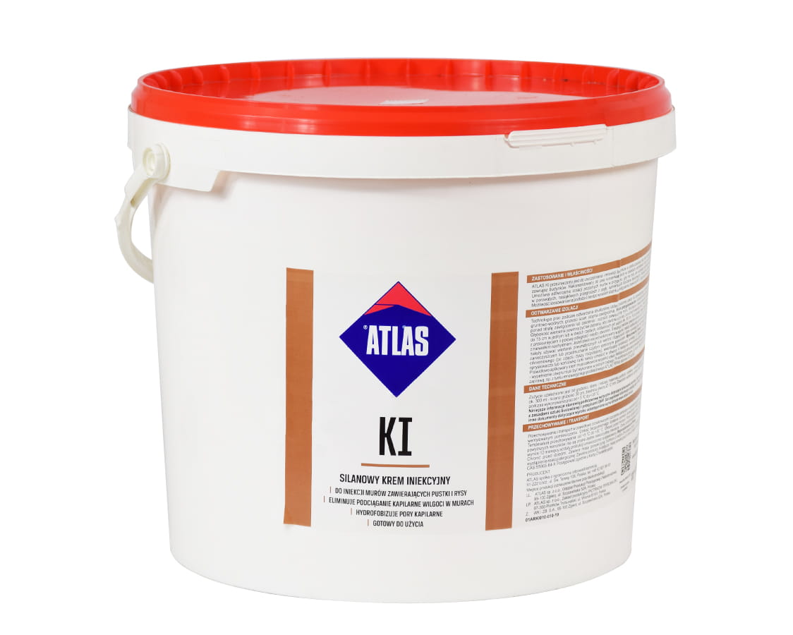 ATLAS KI SILANOWY KREM INIEKCJA PRZECIW WILGOCI OSUSZAJĄCY 10L