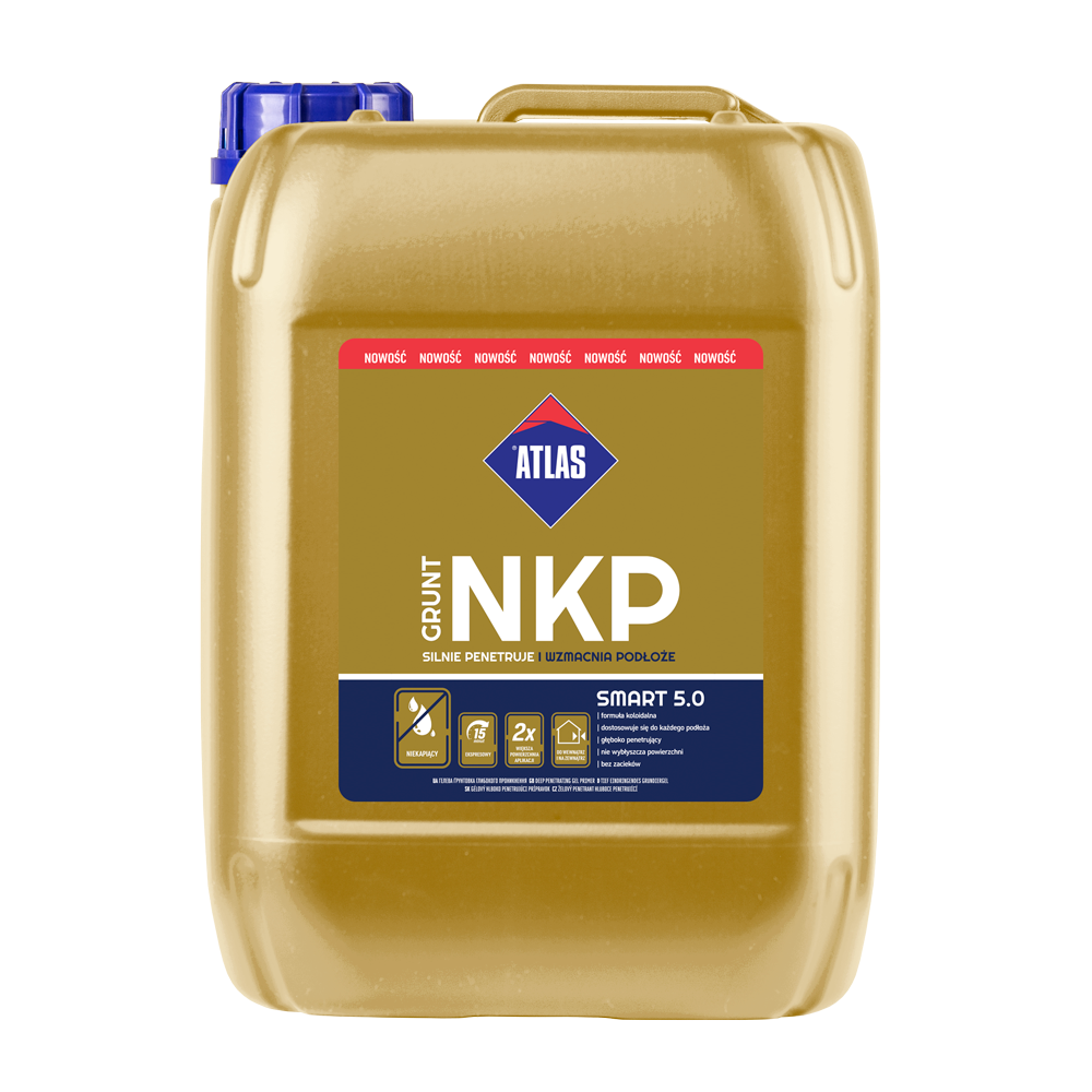 ATLAS GRUNT ŻELOWY NKP 5KG, KTÓRY NIE KAPIE I NIE CHLAPIE!