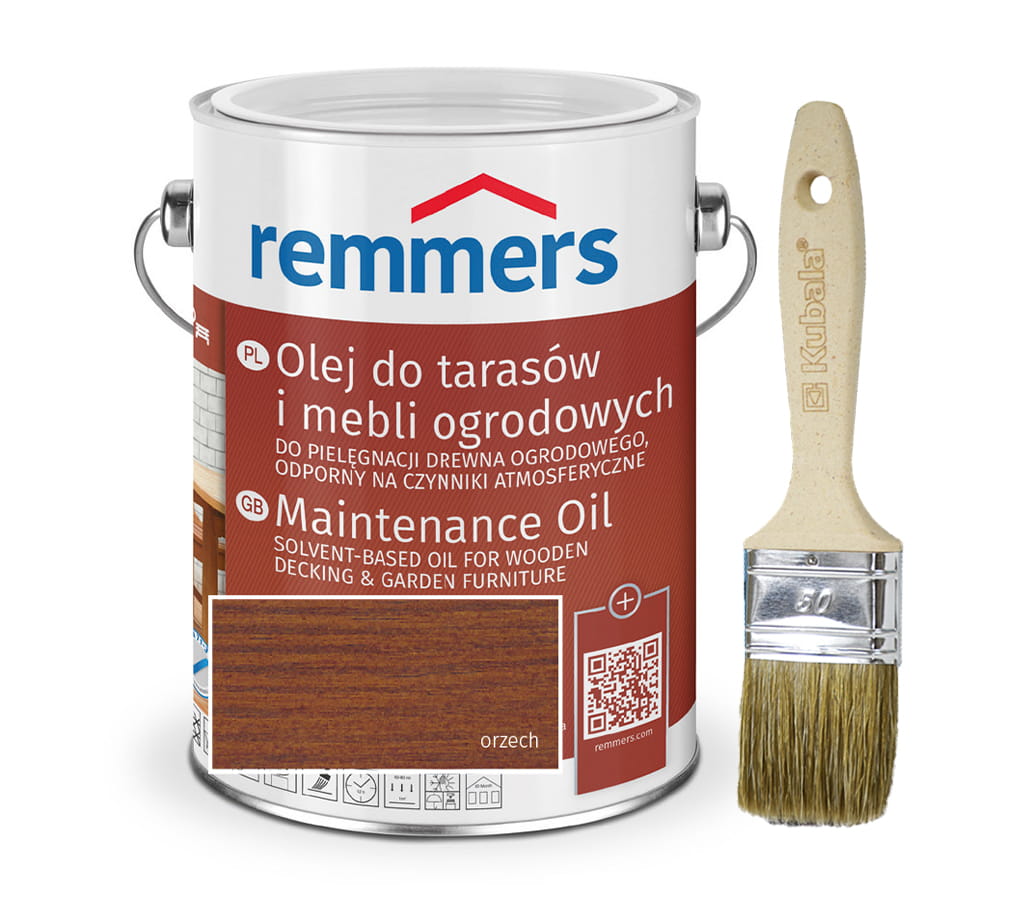 REMMERS PFLEGE-OL OLEJ DO DREWNA 0,75L ORZECH