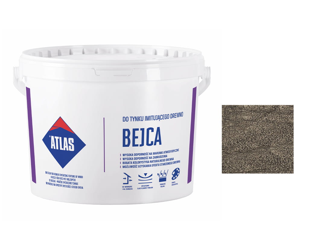 ATLAS BEJCA DO TYNKU IMITUJĄCEGO DESKĘ 08 BRZOZA 4