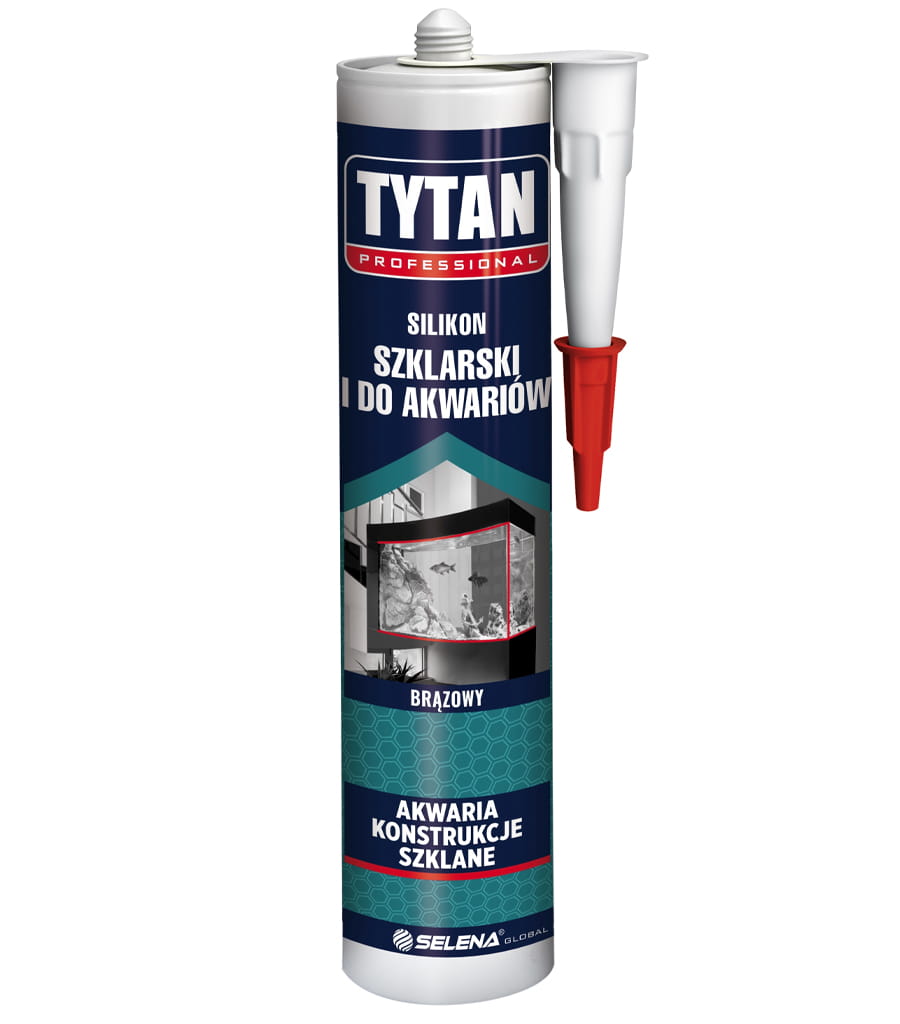 TYTAN SILIKON SZKLARSKI DO AKWARIUM 280ML BRĄZ