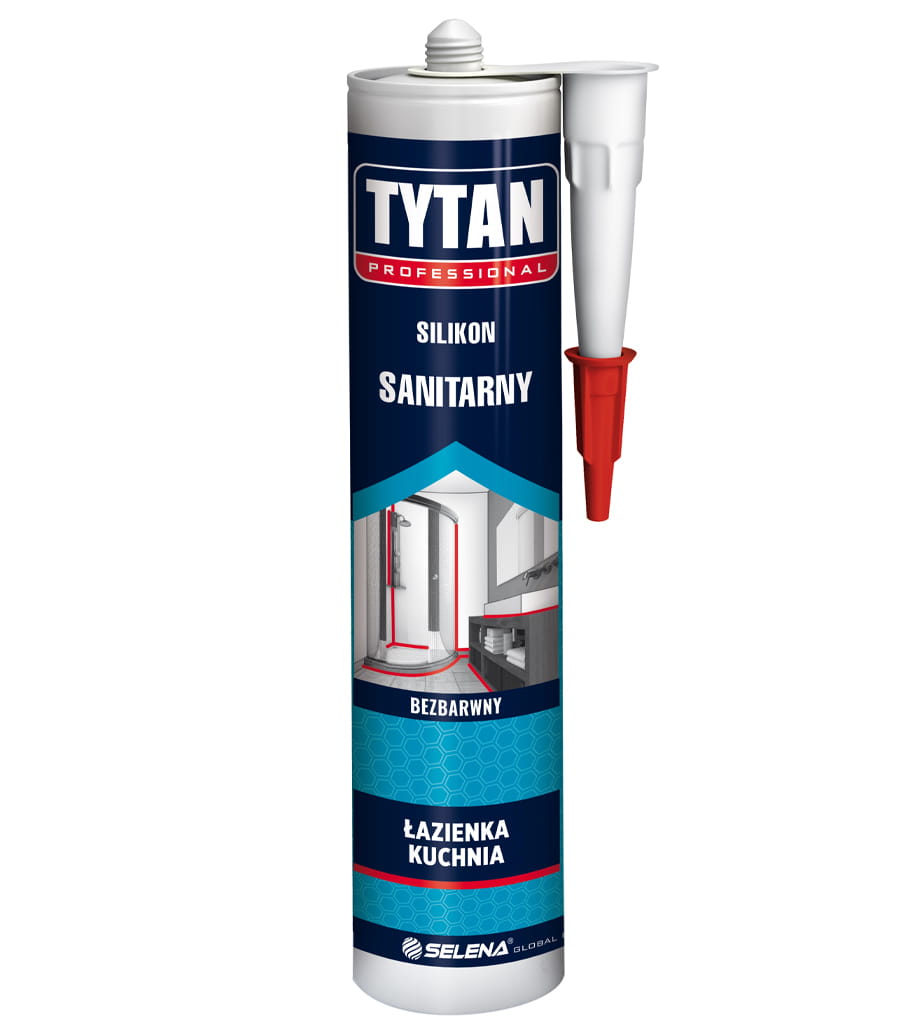 TYTAN SILIKON SANITARNY BEZBARWNY 280ml